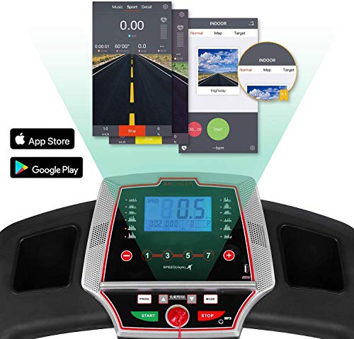 Ncient Electric Treadmill with Smartphone APP Control