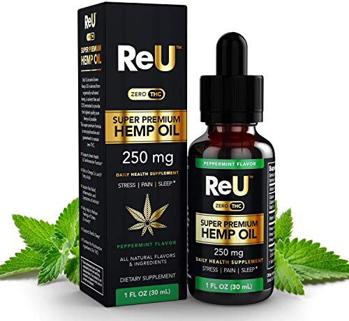 8. ReU Hemp Premium Hemp Oil Herbal Supplement Drops