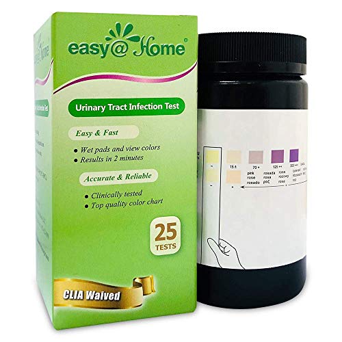 Easy@Home 25 Urinary Tract Infection UTI Test Strips