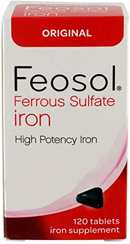 Feosol Ferrous Sulfate Iron, High Potency Iron Supplement