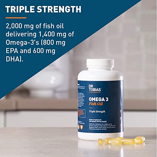 Tobias Omega 3 Fish Oil Triple Strength