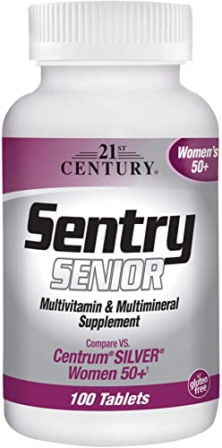 21st Century Sentry Senior Women 50 Plus Tablets, 100 Count