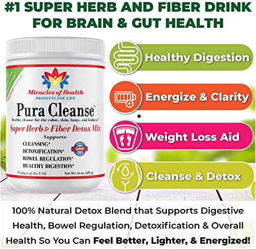 Pura Cleanse, Super Herb & Fiber-based Detox DRINK