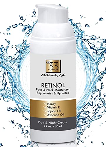 Retinol moisturizer face and neck cream