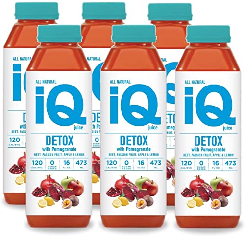 iQ Juice Detox with lemon, beet, and Pomegranate
