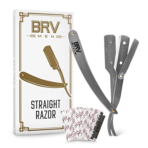 Straight Razor with 100 single-edged blades
