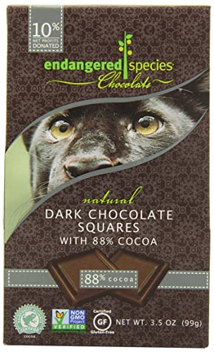 Endangered Species Dark Chocolate Squares