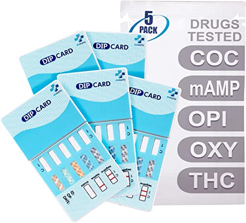 MiCare [5pk] - 5-Panel Urine Drug Test Card